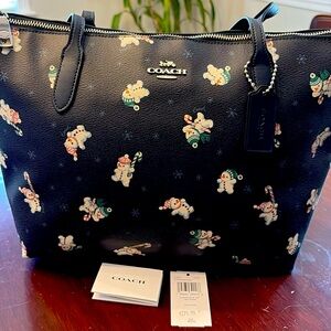 Coach Snowman Tote